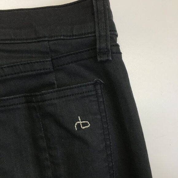RAG & BONE For Intermix Faux Pockets Shoreditch Wash Zip Ankle Skinny Jeans - Picture 12 of 13
